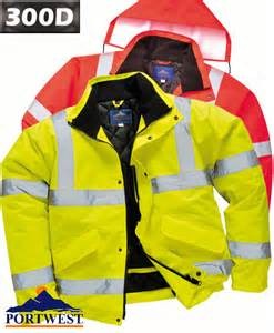 LOW06 Hi Vis Bomber Jacket Inc H/Seal Back