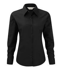 932F Ladies Easycare Oxford Long Sleeve Shirt Includes Embroidery