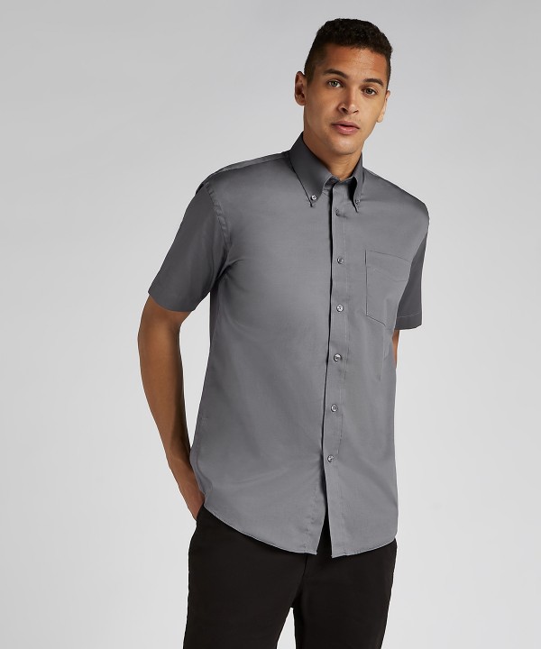 Kustom Kit Oxford Shirt Short Sleeved (Classic Fit)