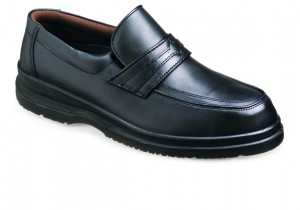 Black Slip On Safety Shoe