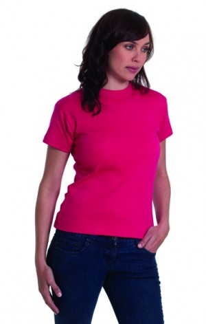 Ladies Premium Crew Neck  T-Shirt
