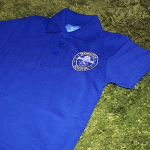 Nursery Childrens Royal Poloshirt Inc Embroidered Logo